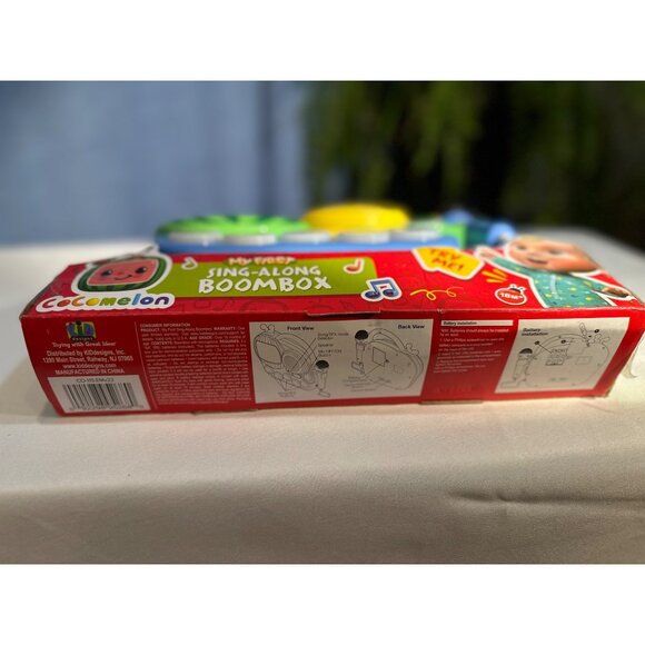 Cocomelon Musical Learning Karaoke Machine Toy with Microphone & Buttons - Picture 5 of 7